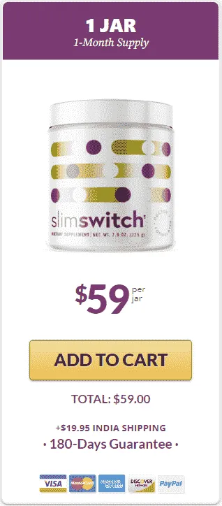 Order SlimSwitch 1 bottle
