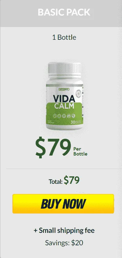 Order VidaCalm 1 bottle