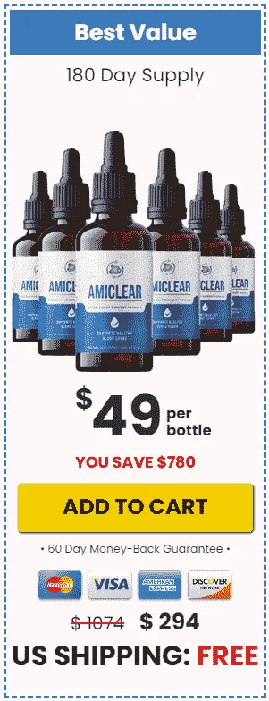 Order AmiClear 6 bottles