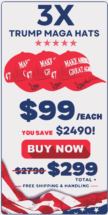 Order 3X Trump Maga Hat