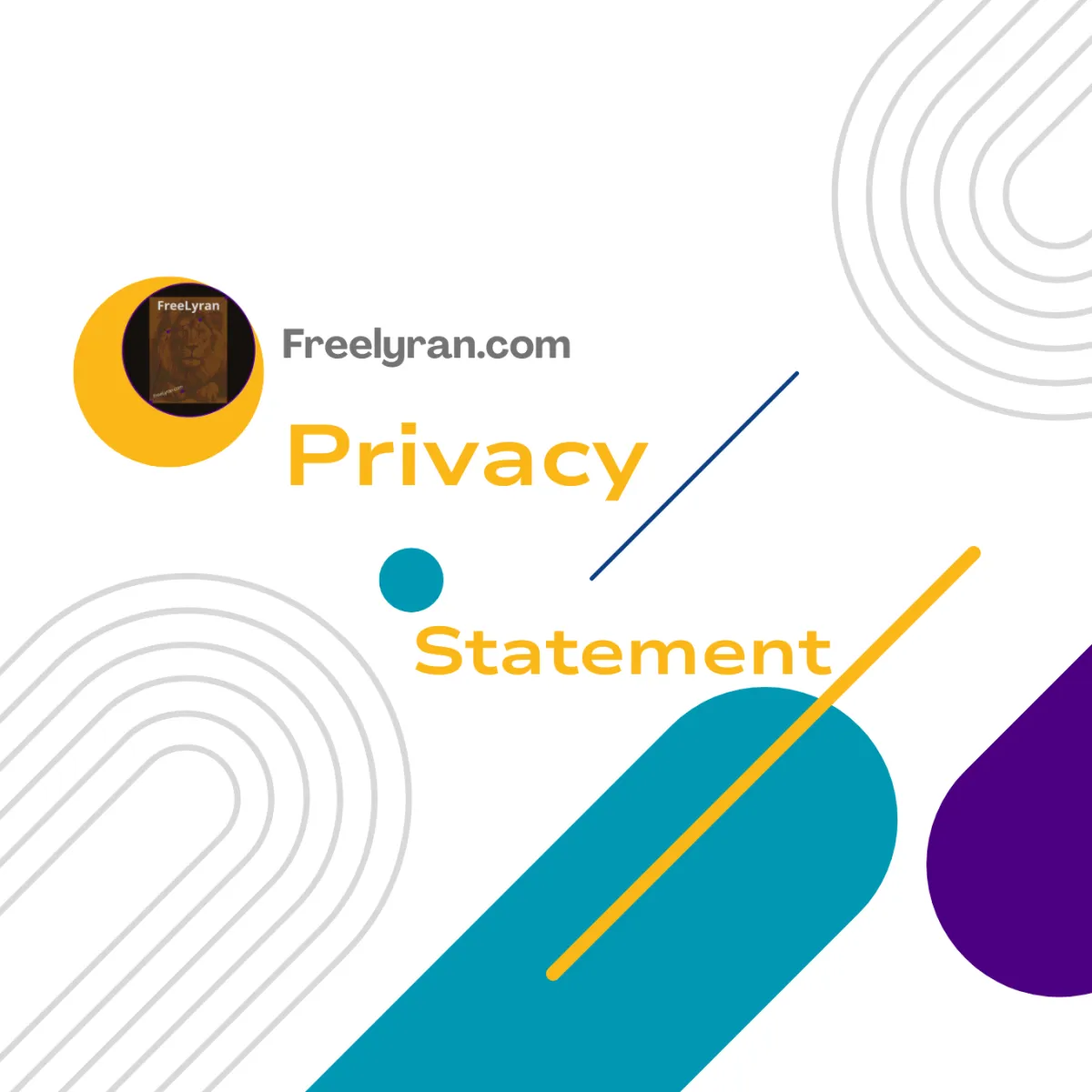 Pivacy Statement template product media.