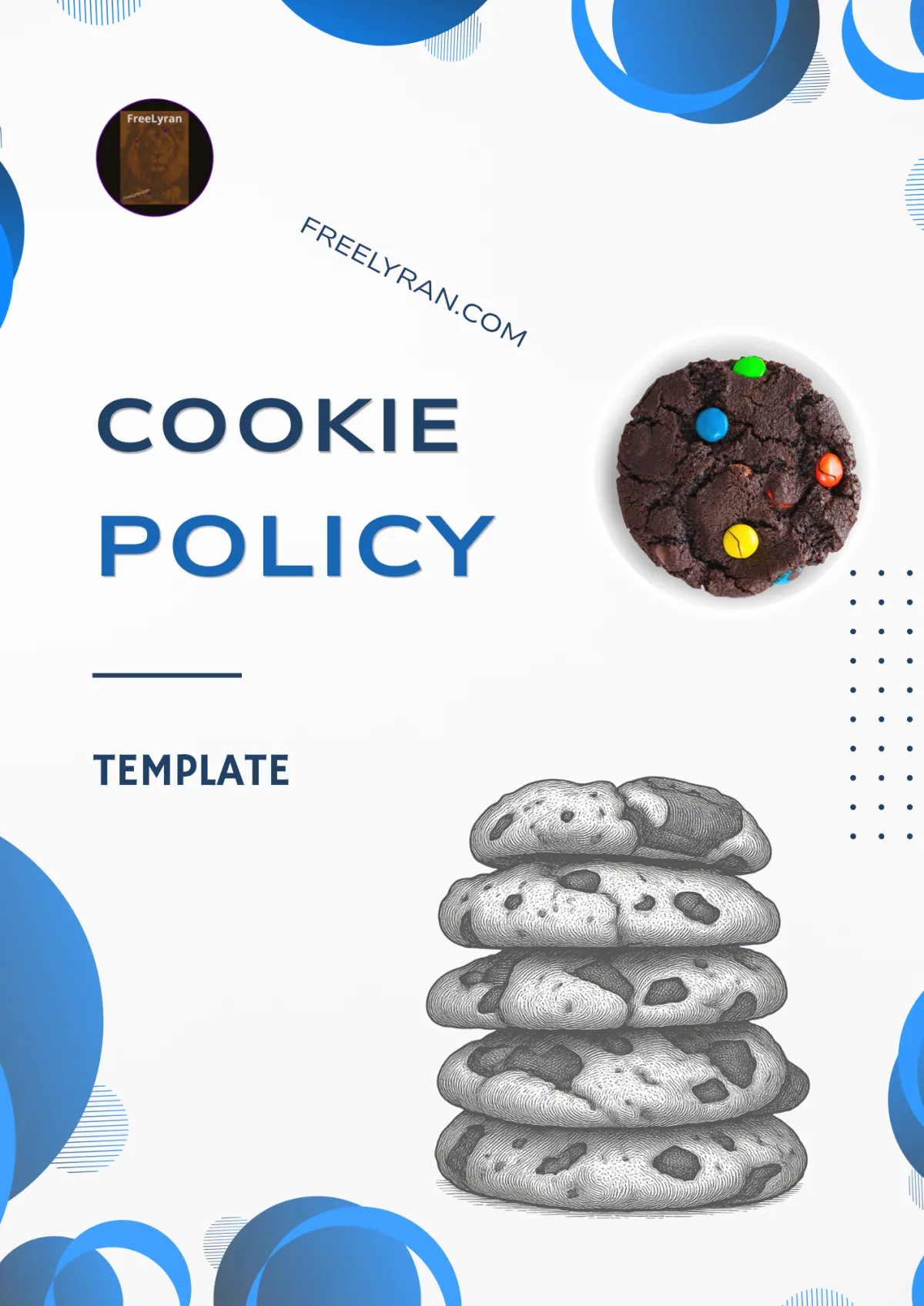 Cookie Policy template product media.