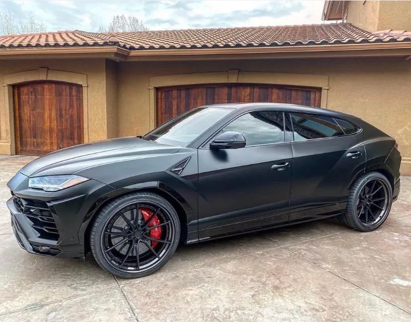 Lamborghini Urus SUV featuring premium paint protection film services by Apache Armor. Our high-quality protection film safeguards your vehicle's paint from chips, scratches, and road debris, preserving its pristine appearance and resale value.