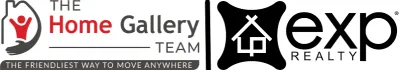 The Home Gallery Team Logo and Exp Realty Logo