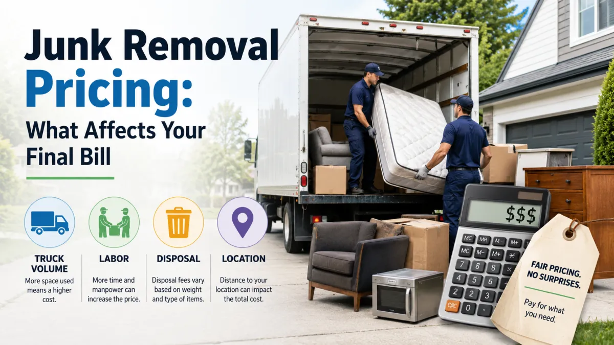 Junk Removal Pricing: What Affects Your Final Bill