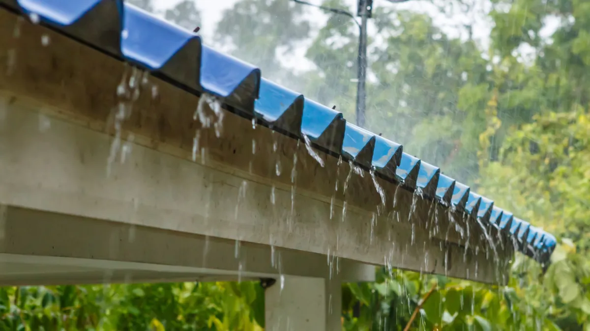 Metal roof durability during a hurricane