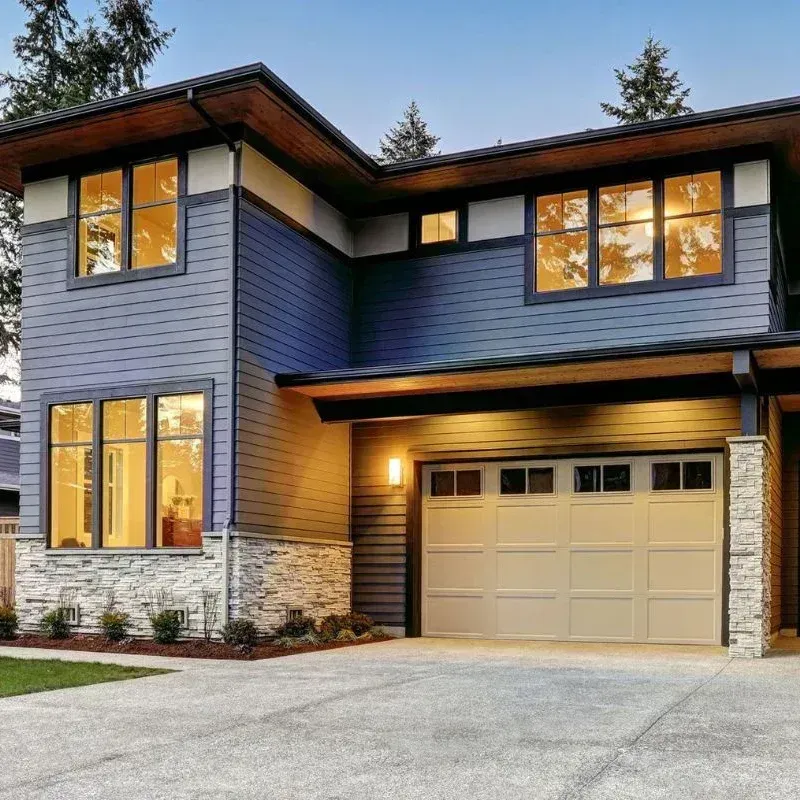 Modern Insulated Concrete Form custom home built for Olathe buyers, providing a highly insulated wall system to reduce year-round heating and cooling loads.