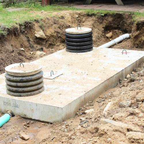 rural septic dank dug up for maintenance, for Septic System Services Olathe KS