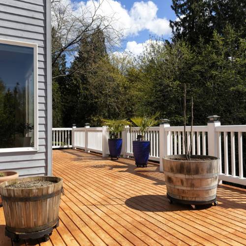 extended deck over hillside, for custom deck building in olathe ks