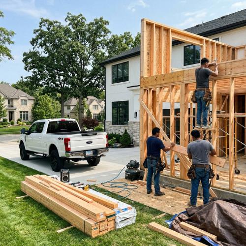 New bedroom addition to a two bedroom house on 125thst, for Custom Home Additions & Expansions in Olathe KS