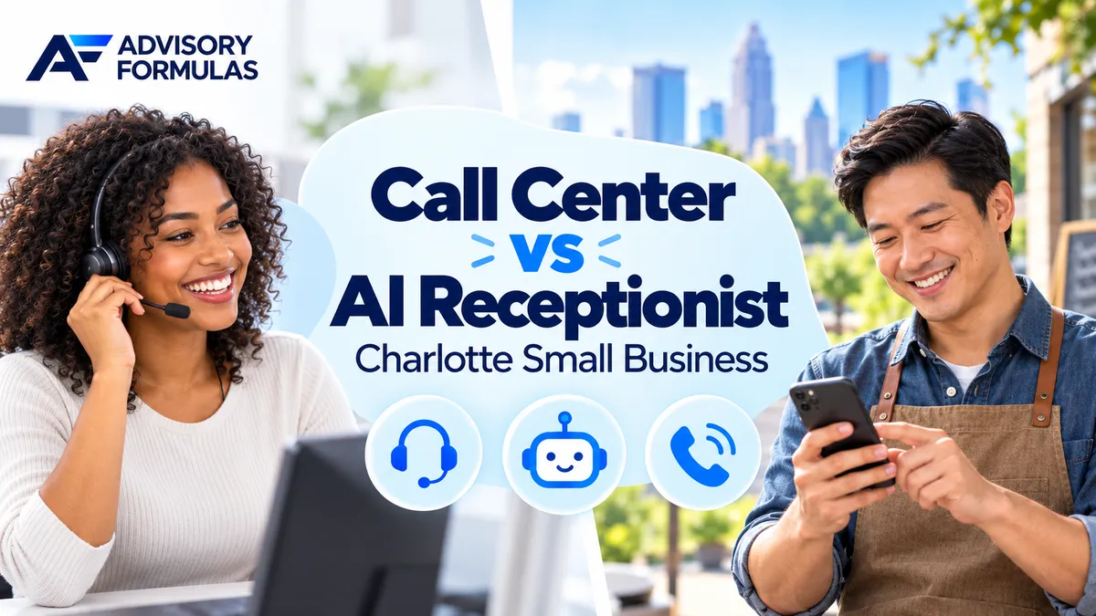 Call Center vs AI Receptionist for Charlotte Small Businesses