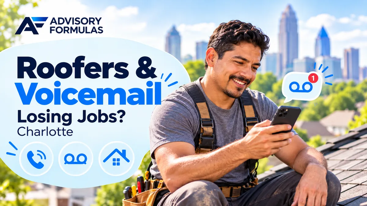 Why Charlotte Roofers Are Losing Jobs to Voicemail (And How to Stop It)