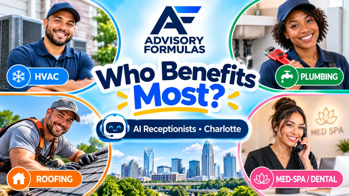 What Industries Benefit Most From AI Receptionists in Charlotte NC