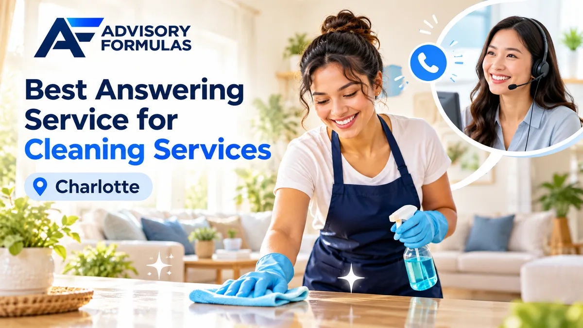 Best Answering Service for Cleaning Services in Myers Park Charlotte
