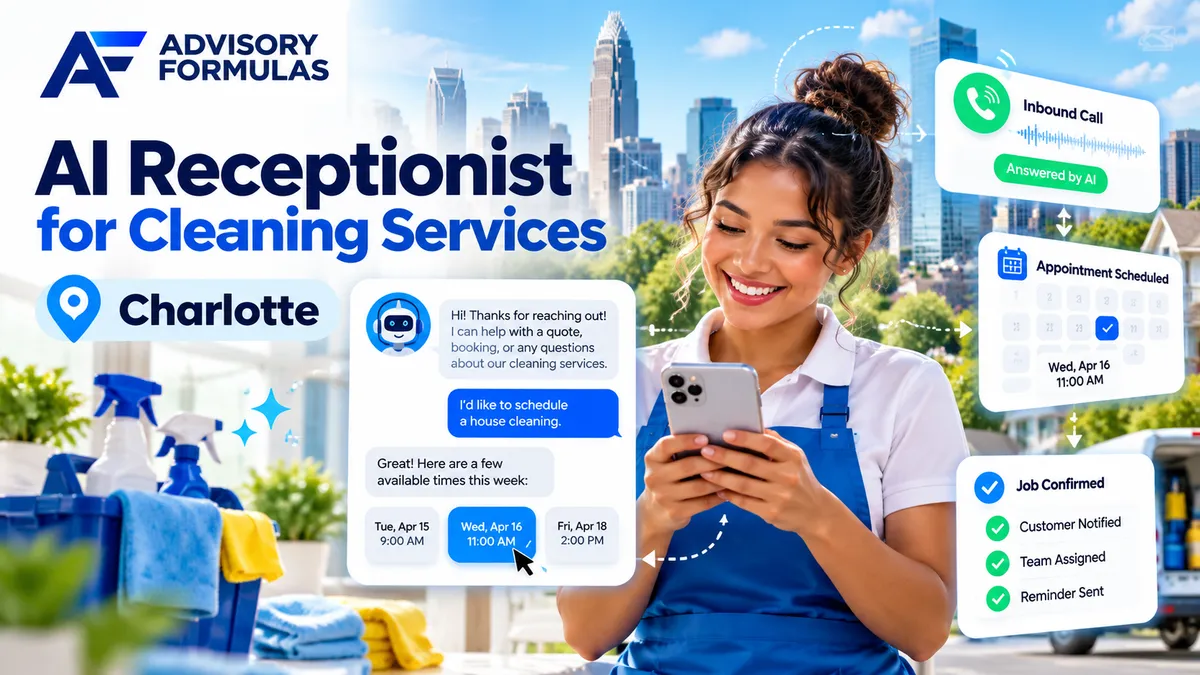 AI Receptionist for Cleaning Services in Charlotte NC