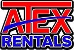 ATEX Rentals logo - Construction equipment rental in Laredo, Texas