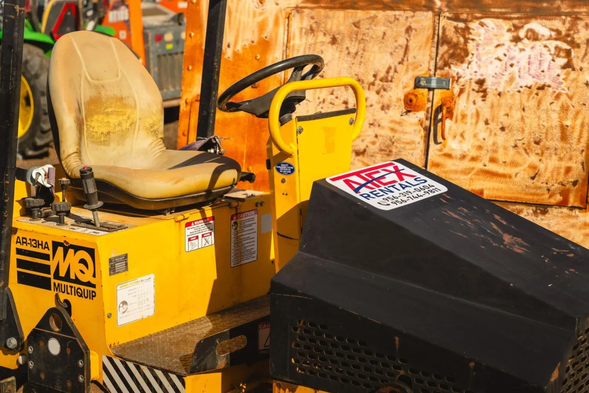 1-ton 36-inch double drum roller – ATEX Rentals Single Equipment