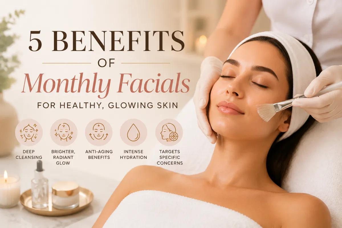 5 Benefits of Monthly Facials for Healthy, Glowing Skin