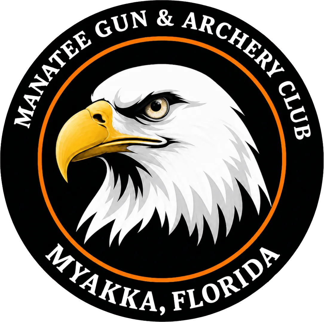Manatee Gun & Archery Club eagle logo