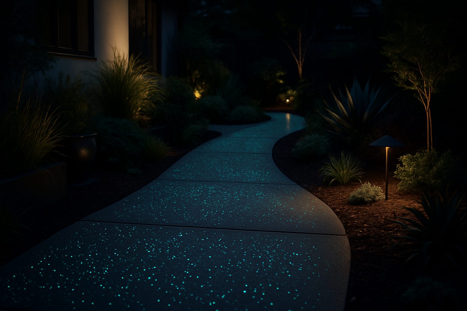 Gering Glow-in-the-Dark Concrete