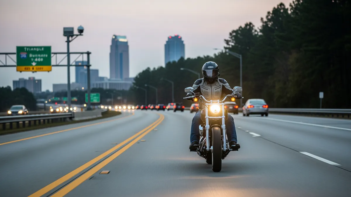Motorcycle Hit-and-Run in Raleigh: What to Do and How UM Coverage Helps