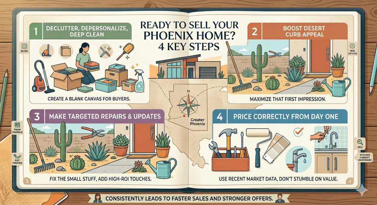 4 Things to Do Before Listing Your Home in Greater Phoenix | Seller Tips 2026