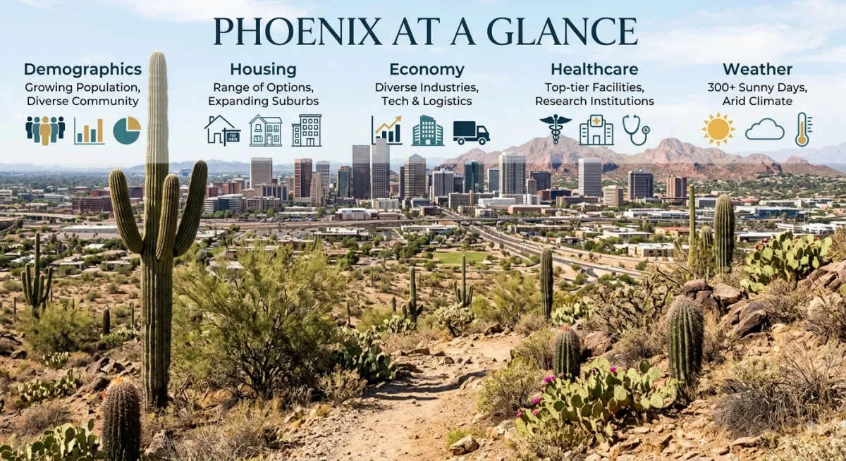 Phoenix at a Glance: Housing, Cost of Living & Local Trends (2026 Review)
