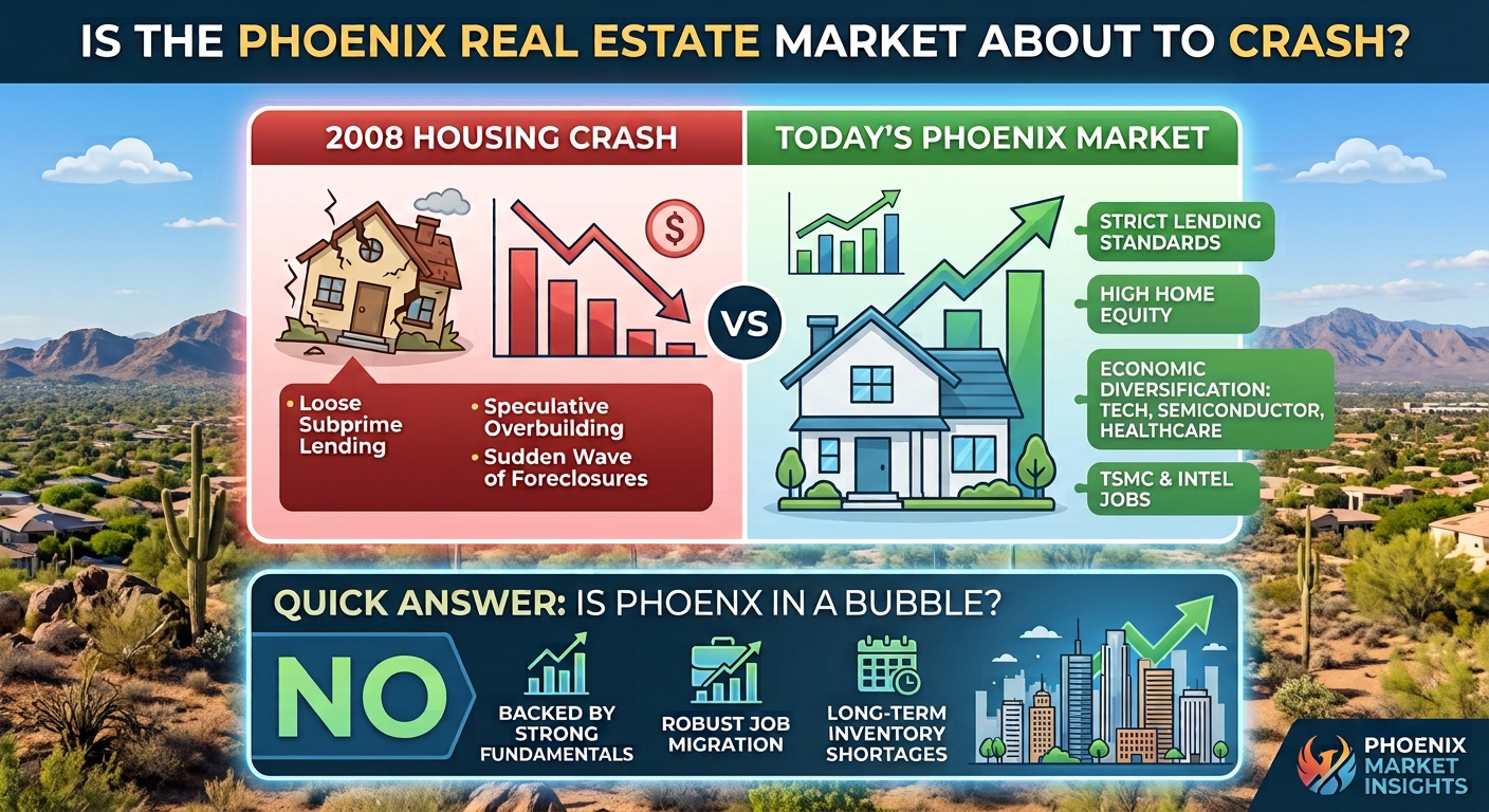 Is Phoenix Arizona in a Housing Bubble? Facts, Data, and Real Estate Truths