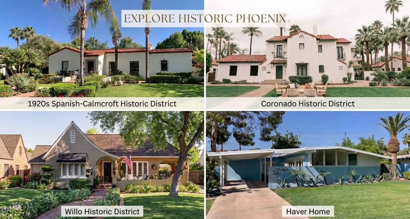 Exploring Historic Phoenix: Ranch Houses, Mid-Century Modern, and Historic Districts