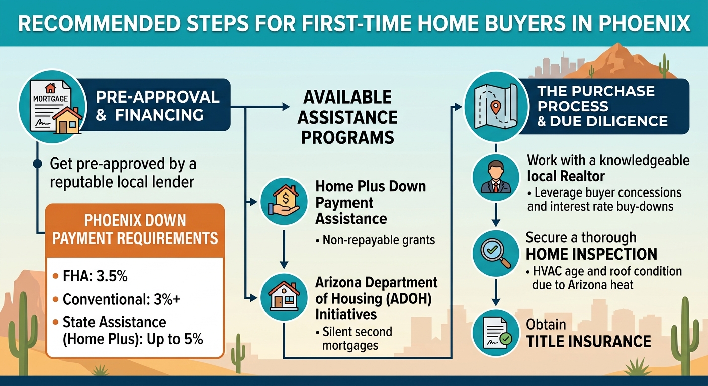 First-Time Homebuyer Guide: Navigating Arizona Grants, Down Payments, and Closing