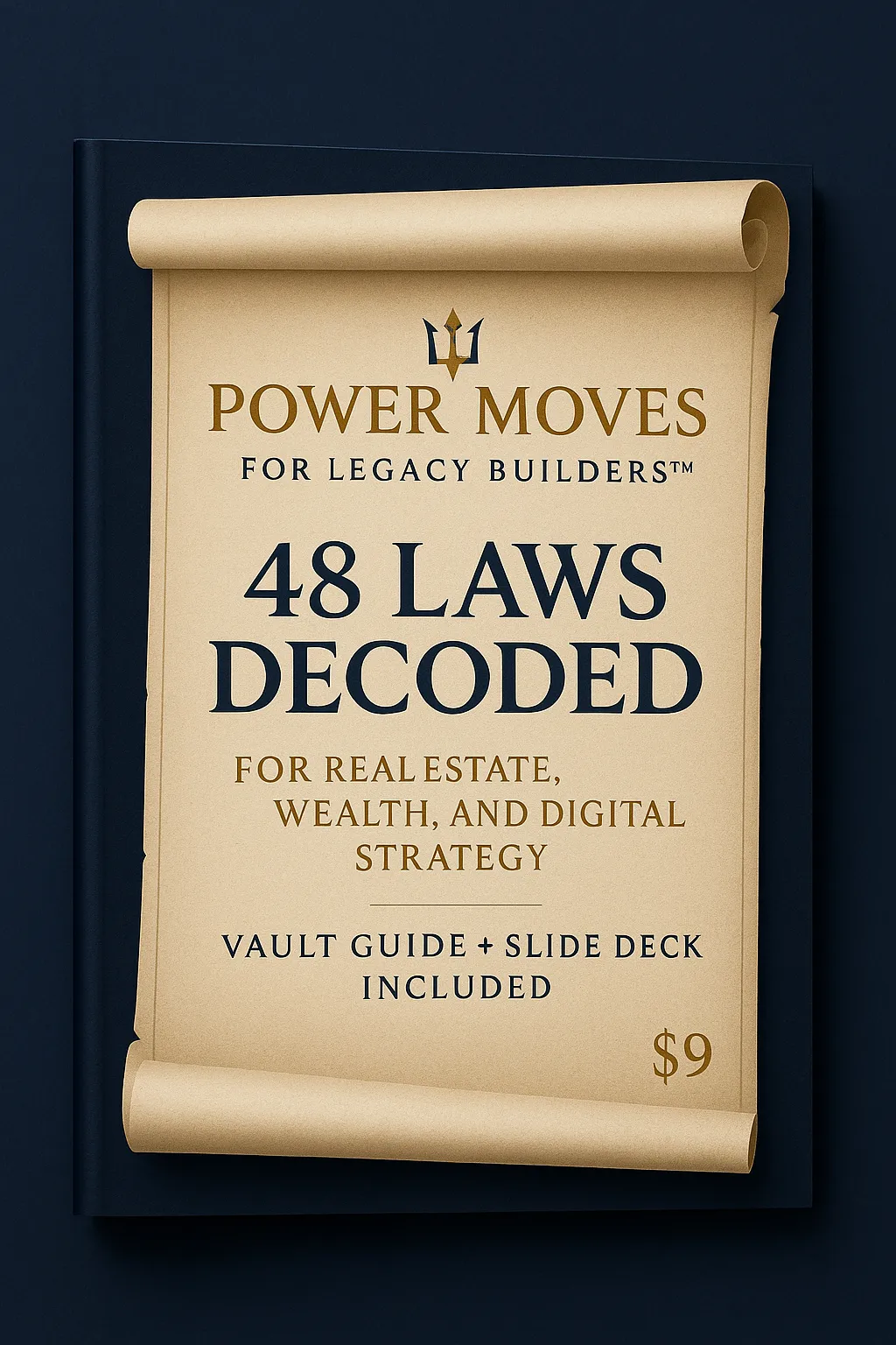 Power Moves for Legacy Builders scroll preview — 48 Laws of Power decoded for modern entrepreneurs