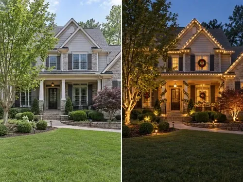 Custom Holiday Lighting Design in Woodstock