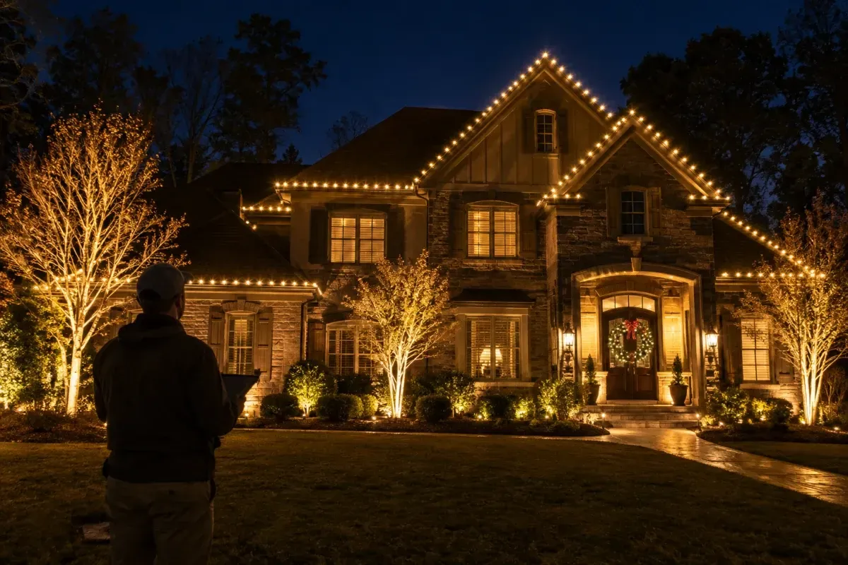 Woodstock Custom Holiday Lighting Design