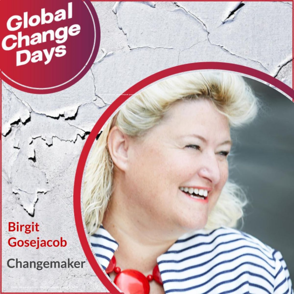 Birgit Gosejacob featured as Changemaker at Global Change Days 2020