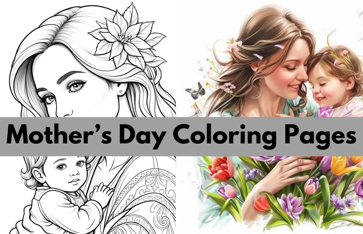 Mother's Day Coloring Pages PLR