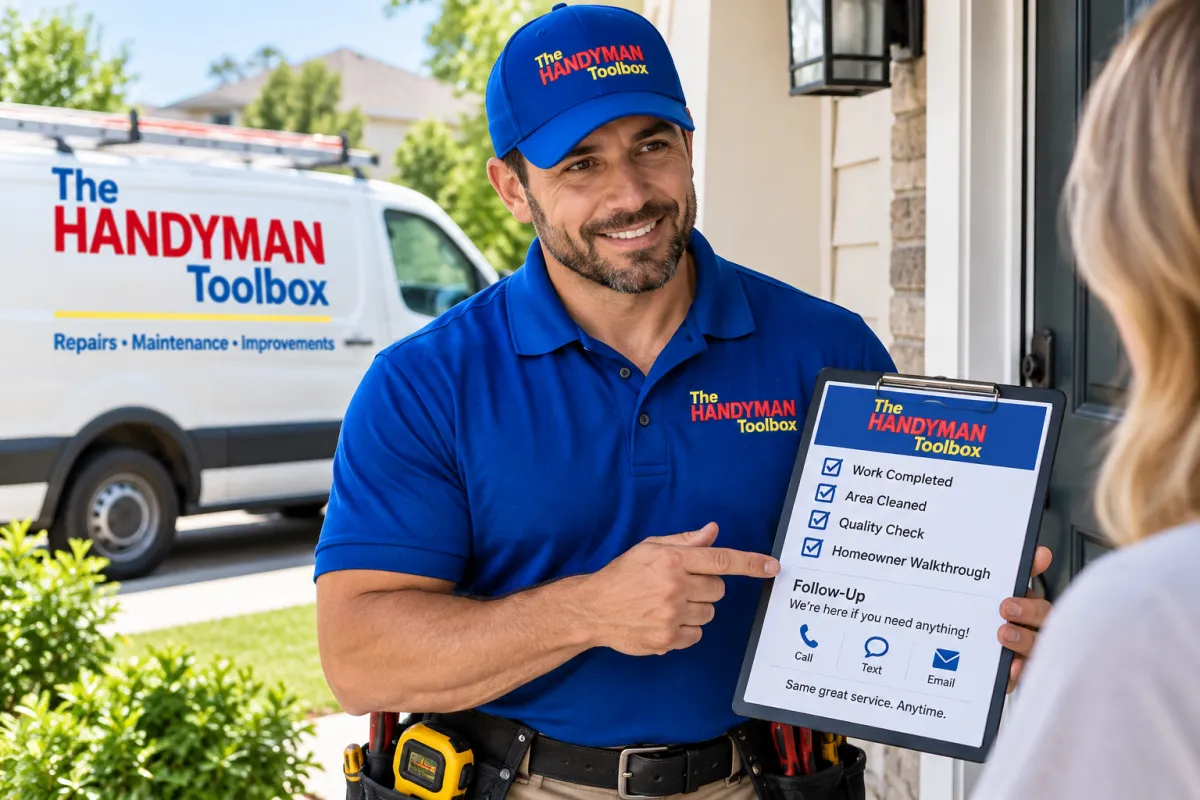 QUALITY & ACCOUNTABILITY with The Handyman Toolbox