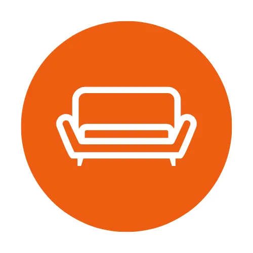 sofa cleaning icon