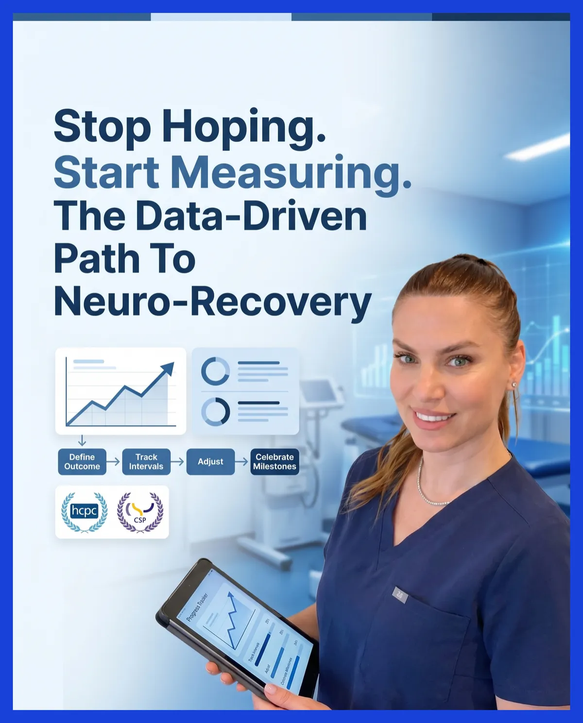 Yllka Fillery: visual guide to How to Set Measurable Neuro - Rehab Goals.