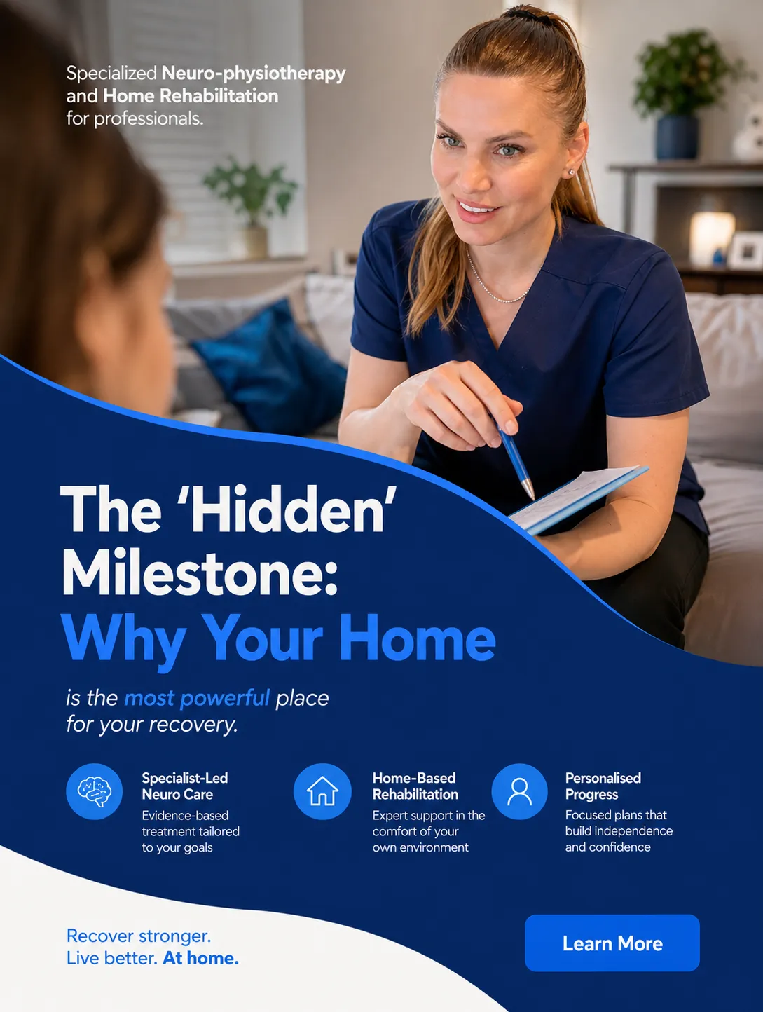Yllka Fillery: visual guide to The 'Hidden' Milestone: Why Your Home Is the Best Place for Recovery.