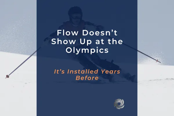 Flow Doesn’t Show Up at the Olympics. It’s Installed Years Before.