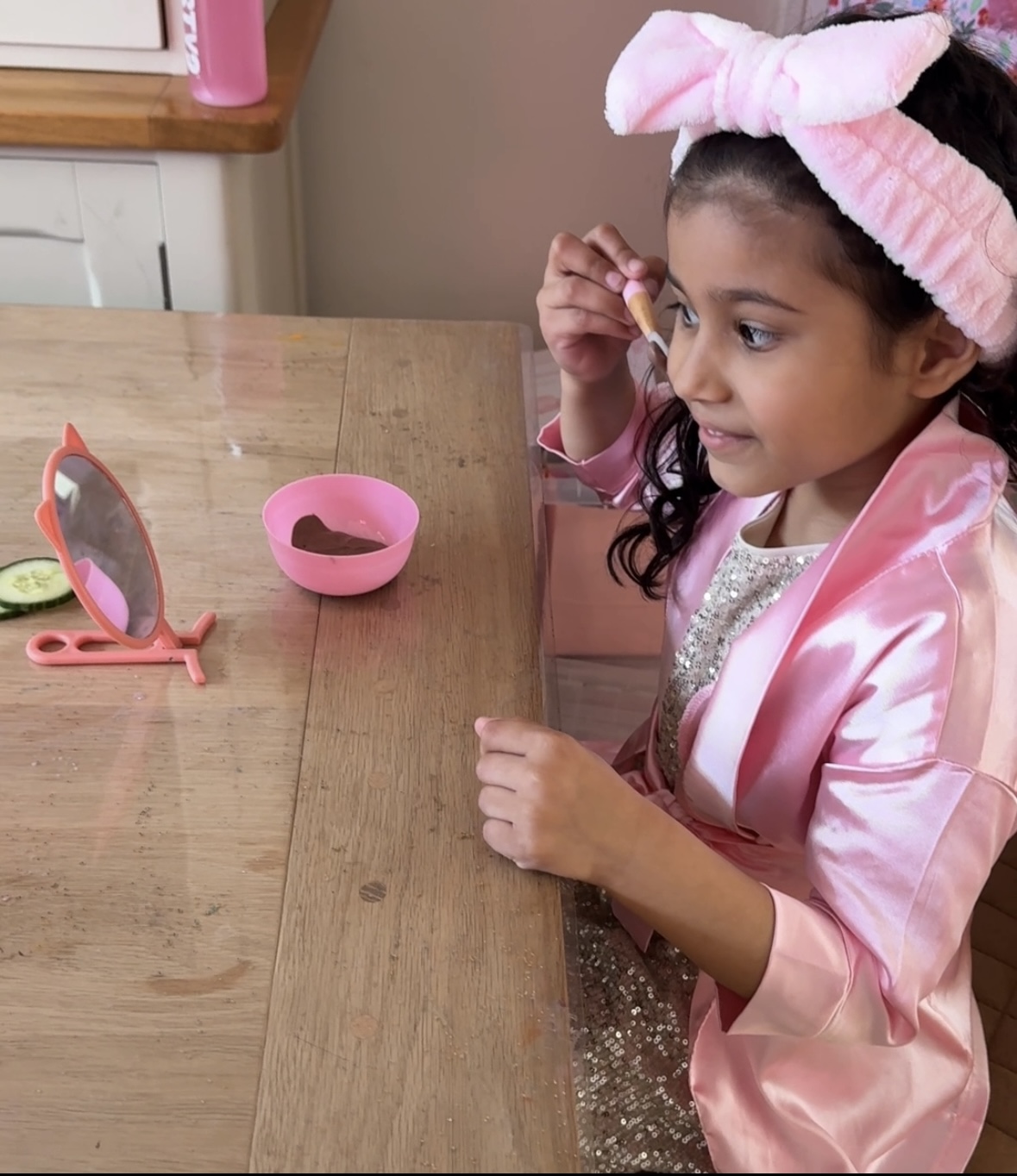 Styled pink teepee sleepover in Wolverhampton
