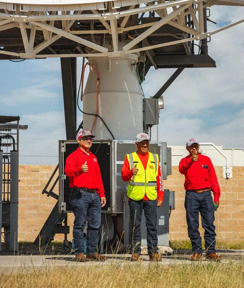 ATEX Services architecture and construction team on-site in Texas and Colorado providing expert answers to client questions about design and building projects