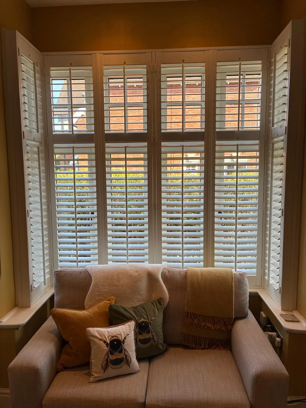 Farrow & Ball Plantation Shutters for an Edwardian Home | Lincoln & Newark Shutters