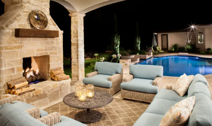 Corona Pool house / cabana construction