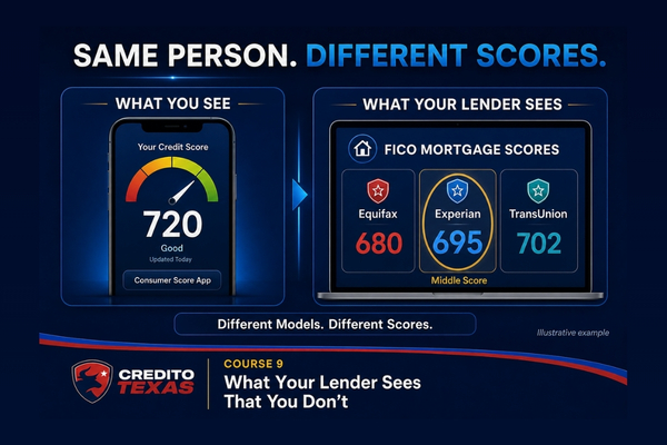 Course 9: What Your Lender Sees That You Don't