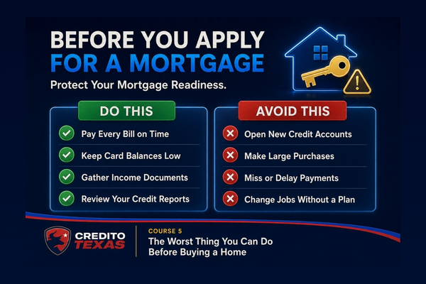 Course 5: The Worst Thing You Can Do Before Buying a Home