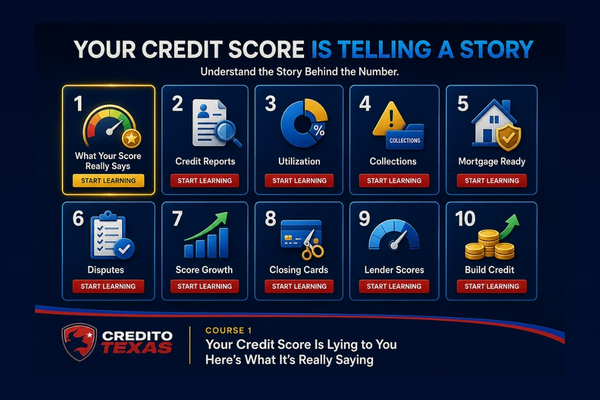 Course 1: Your Credit Score Is Lying to You Here's What It's Really Saying