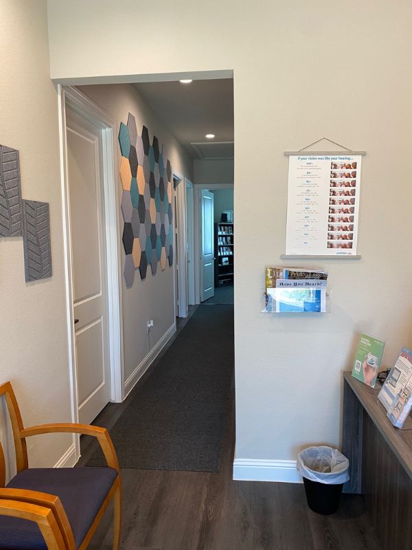 hallway leading to the office