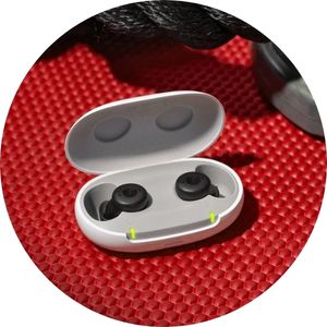 hearing aids in their charger