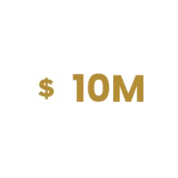A $10M icon which signifies that amount of savings you an achieve with business scaling